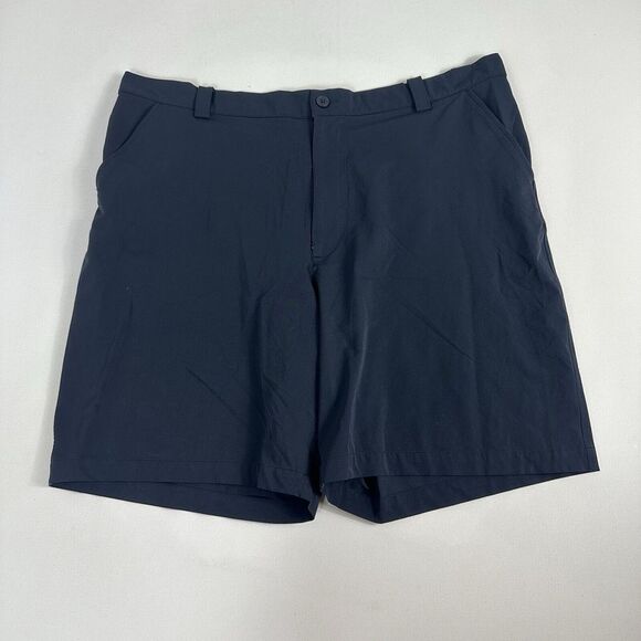 Under‎ Armour Performance Golf Shorts Mens 42 Black 9" inseam 205381 Stretch - Picture 1 of 6